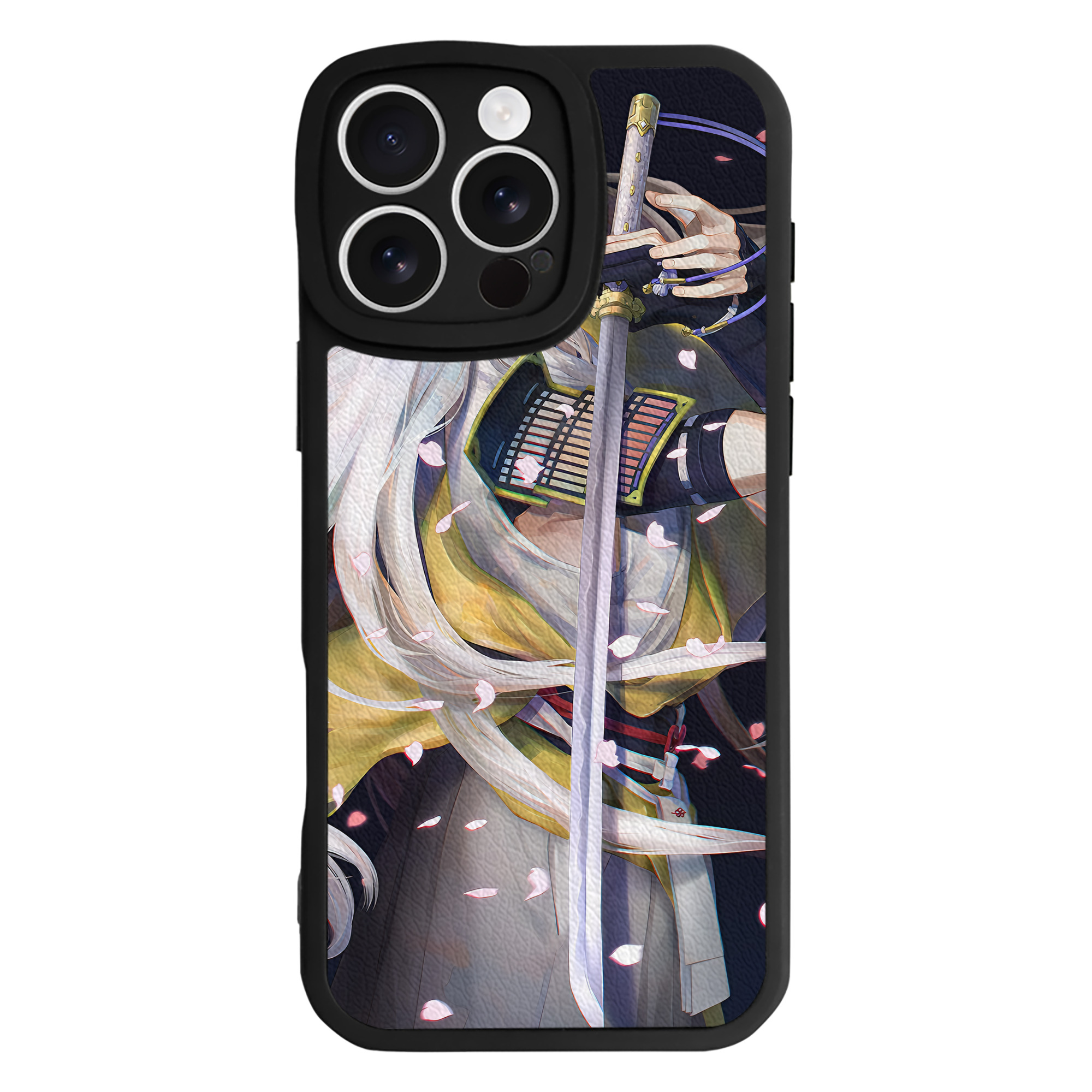 （画像用） 刀剣乱舞 Touken Ranbu 【iPhone 16シリーズ対応】シリコンスマホケース（レザー調） 材質：シリコン
